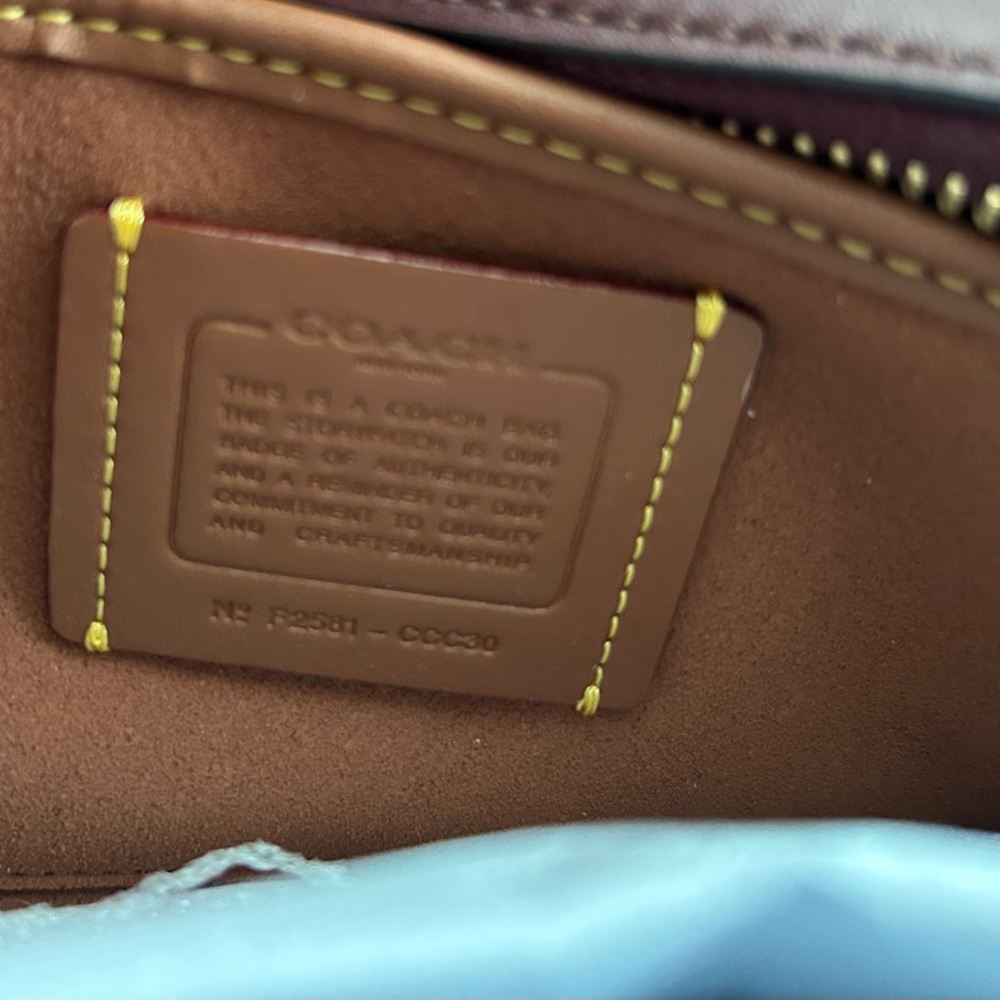 Coach Empire 34 in Merlot - Picture 7 of 12